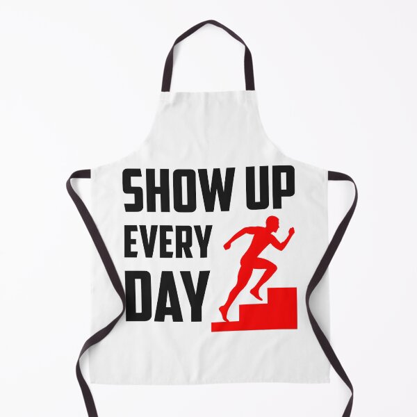 Item preview, Show Up Every Day Bold Gym Motivation designed and sold by FunFitLife Studio.