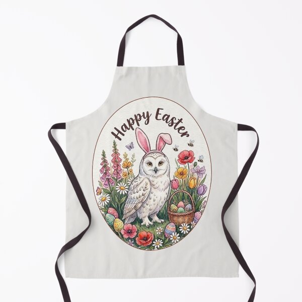 Item preview, Funny White Owl Happy Easter Egg Bunny Boys Girls Kids designed and sold by FurryHavenPH.