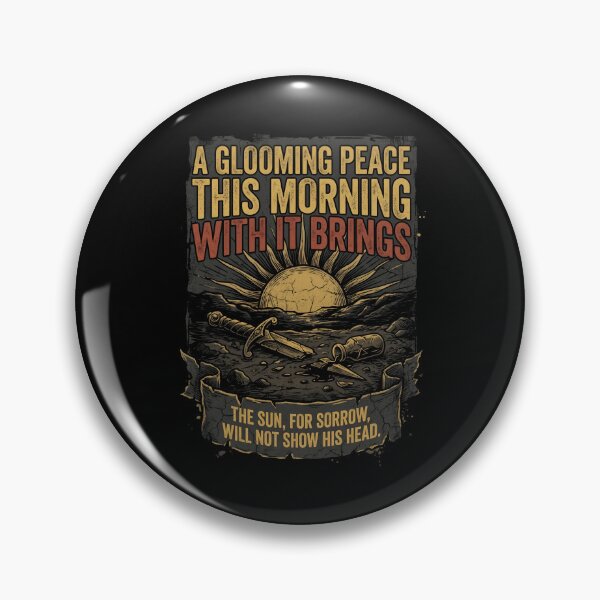 Item preview, A Glooming Peace This Morning With It Brings Shakespeare Quote designed and sold by Fenay Designs.