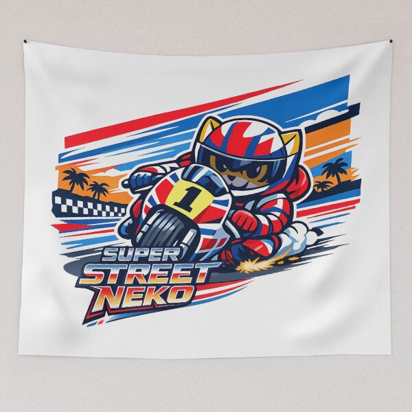 Item preview, Super street Neko designed and sold by KyomArt.