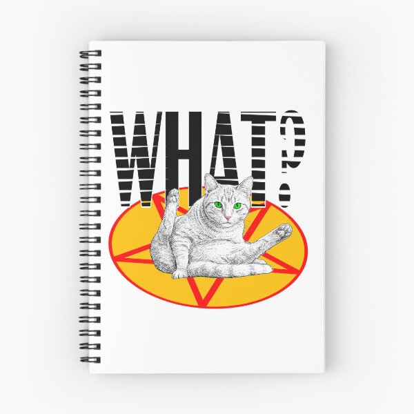 Item preview, Occult Cat WHAT? Pentagram Yoga designed and sold by ChR-oman.