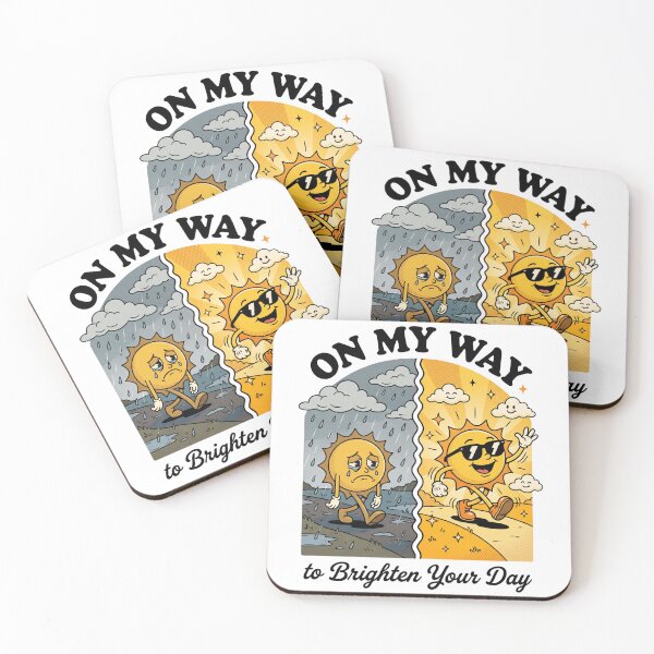 Item preview, On My Way To Brighten Your Day designed and sold by FreshVibe Prints.