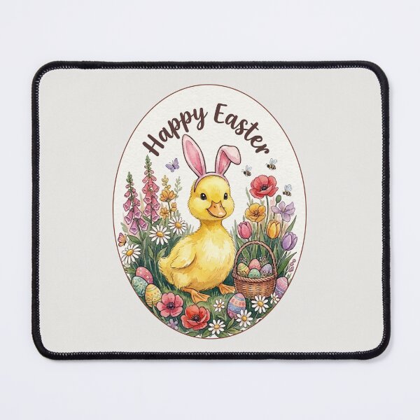 Item preview, Funny Yellow Baby Duck Happy Easter Egg Bunny Boys Girls Kids designed and sold by FurryHavenPH.