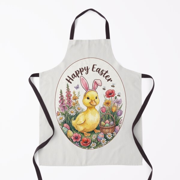Item preview, Funny Yellow Baby Duck Happy Easter Egg Bunny Boys Girls Kids designed and sold by FurryHavenPH.