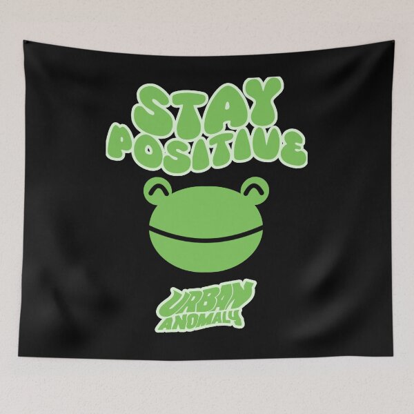 Item preview, Stay Positive Frog designed and sold by Urban Anomaly.