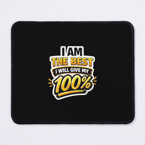 Item preview, I Am The Best 100% Motivation Sticker – Confidence Mindset Quote designed and sold by Digital_products_0111.