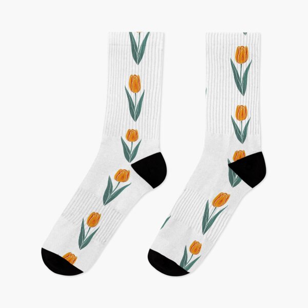Item preview, Retro orange tulip designed and sold by uunaa.