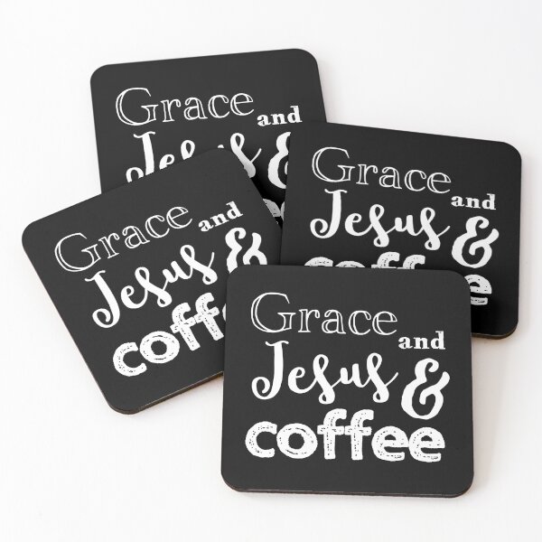 Item preview, Grace and Jesus and Coffee designed and sold by jazzydevil.