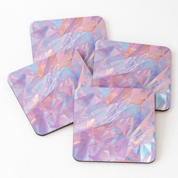 Item preview, Neon Holographic Glass Art Abstract designed and sold by Nika Art Studio.
