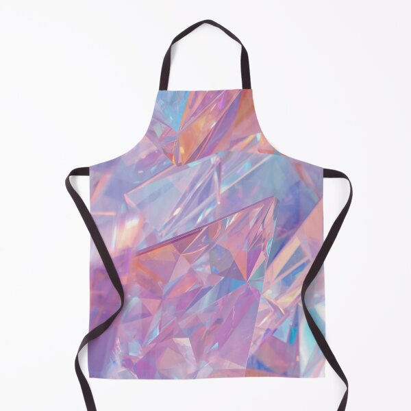 Item preview, Neon Holographic Glass Art Abstract designed and sold by Nika Art Studio.