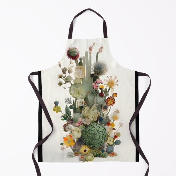 Item preview, Cactus Floral Collage – Botanical Cacti Arrangement Design designed and sold by EmeraldeaArt.
