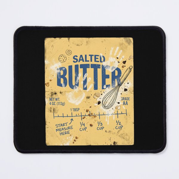 Item preview, Salted Butter Retro Baking Humor Kitchen Aesthetic designed and sold by FreshVibe Prints.