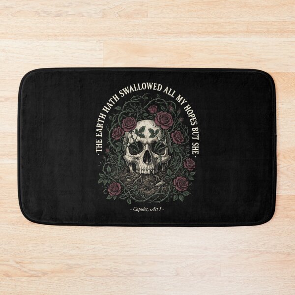 Item preview, The Earth Hath Swallowed All My Hopes But She Capulet Skull designed and sold by Fenay Designs.