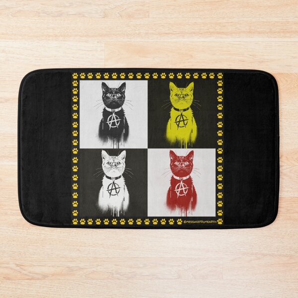 Item preview, Anarchy Cat Pop Art - Punk Rock Street Art Design #2 designed and sold by Message from Earth.