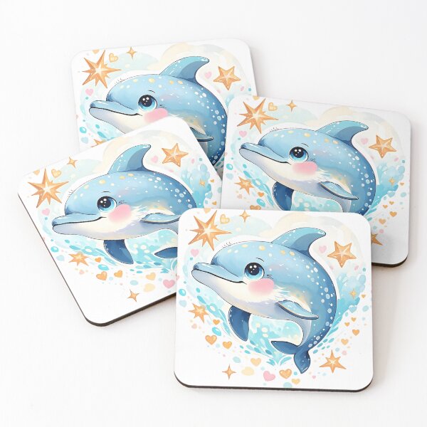 Item preview, Playful Dolphin Splashing in Ocean Magic designed and sold by NatalieJeans.