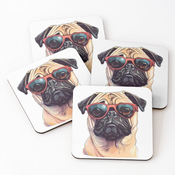 Item preview, Cute Pug Cartoon Design designed and sold by YCDesigner.