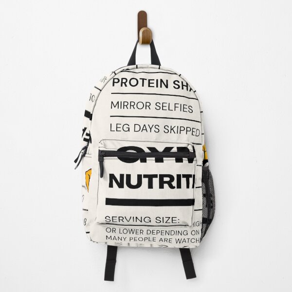 Item preview, Gym bro nutrition facts designed and sold by Ironlaughs.