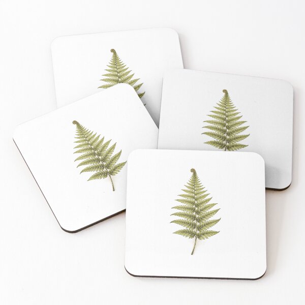 Item preview, Fern Leaf Engraved Botanical Illustration designed and sold by Think A Idea.