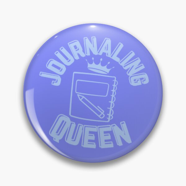 Item preview, Journaling Queen Phrase Baby Blue Design designed and sold by CDPrintsDesigns.