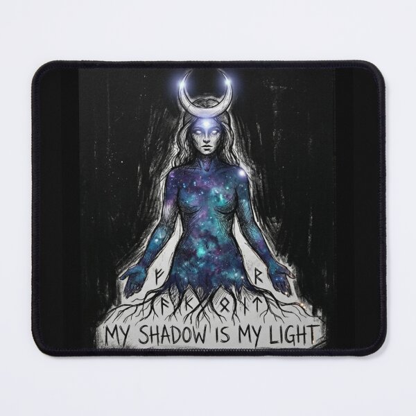 Item preview, My Shadow Is My Light - Cosmic Goddess Rune Aesthetic designed and sold by GiftzCircle.