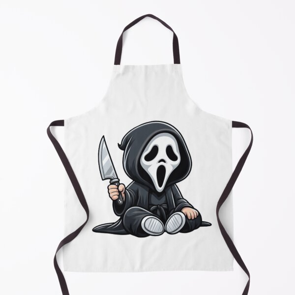 Item preview, Cute Ghostface Cartoon – Funny Horror Kawaii Slasher Character designed and sold by Aedition.