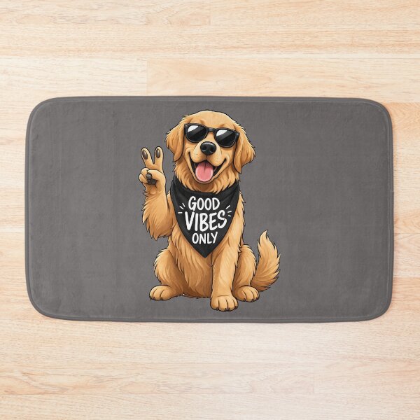 Item preview, Good Vibes Only Cool Dog Aesthetic Design designed and sold by Nixora.