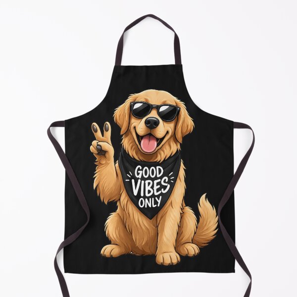 Item preview, Good Vibes Only Cool Dog Aesthetic Design designed and sold by Nixora.