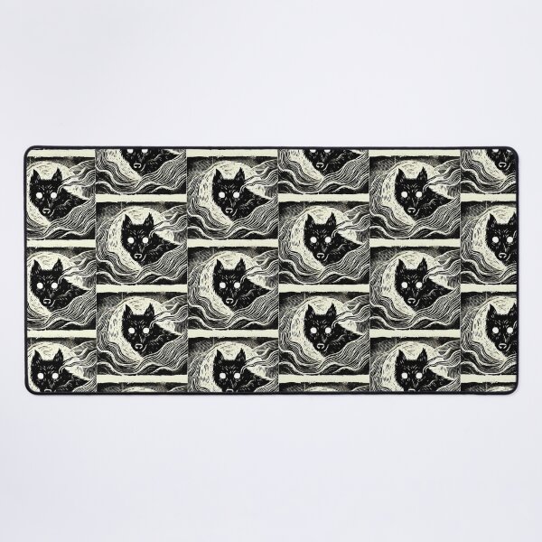 Item preview, Misty Black Shuck designed and sold by FolkFoundry.