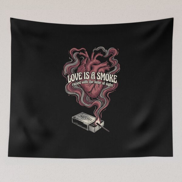 Item preview, Love Is A Smoke Raised With The Fume Of Sighs Shakespeare designed and sold by Fenay Designs.