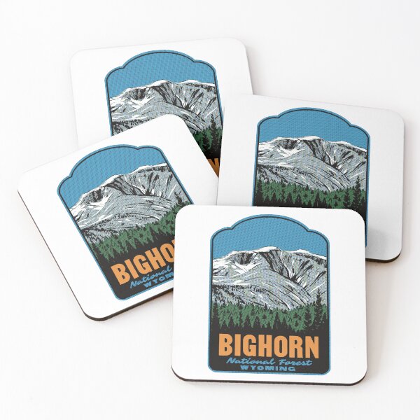 Item preview, Bighorn National Forest Wyoming Retro designed and sold by HalpinDesign.