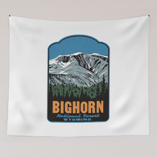 Item preview, Bighorn National Forest Wyoming Retro designed and sold by HalpinDesign.