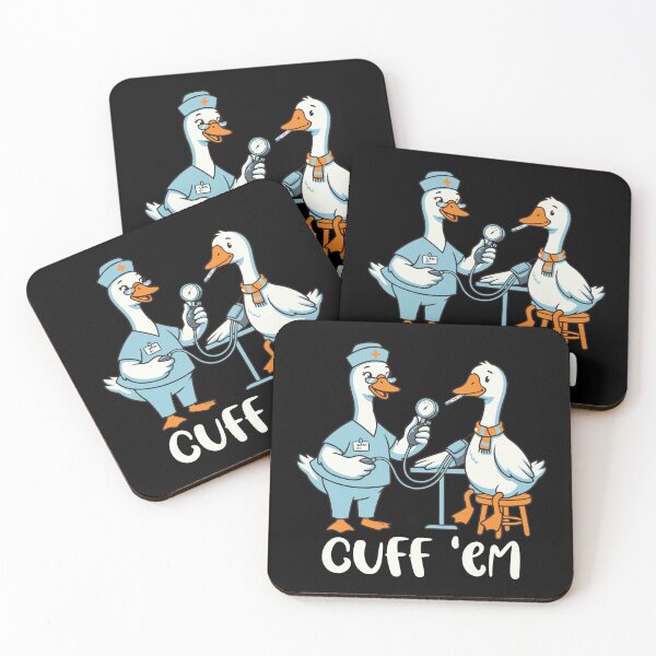 Item preview, Cuff 'Em Goose Nurse Funny Goose Meme ER Nurses designed and sold by Colorfulman.