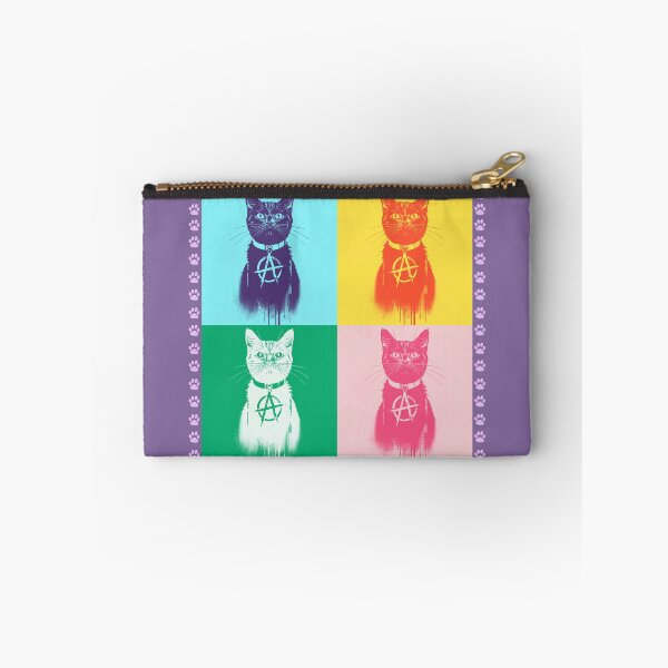 Item preview, Anarchy Cat Pop Art - Punk Rock Street Art Design #1 designed and sold by Message from Earth.