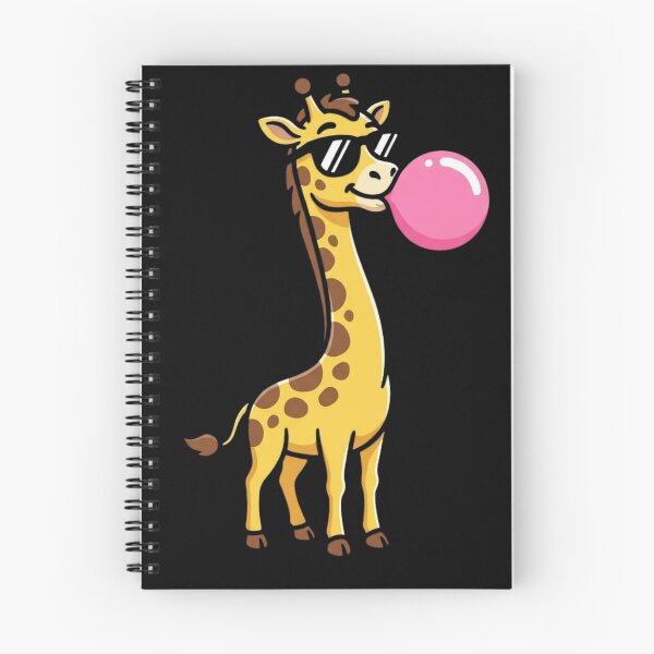 Item preview, Funny Giraffe Blowing Bubble Gum Minimal Funny Animal Glasses Design designed and sold by bilal sibgui.