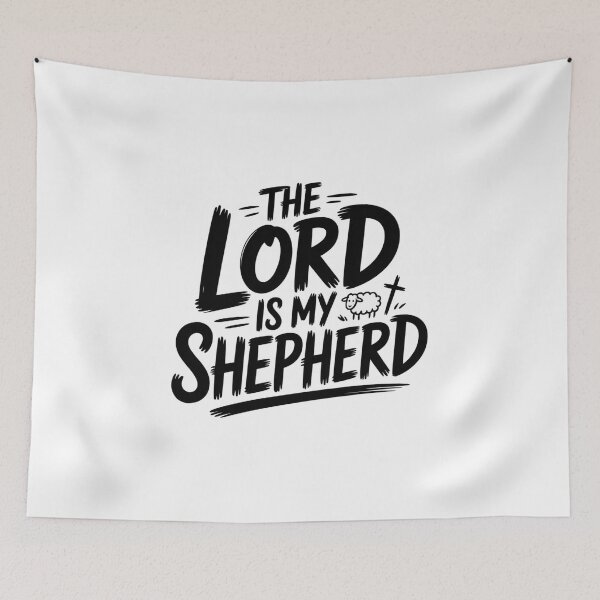 Item preview, The Lord Is My Shepherd Hand Lettered Psalm designed and sold by IslandTyped.