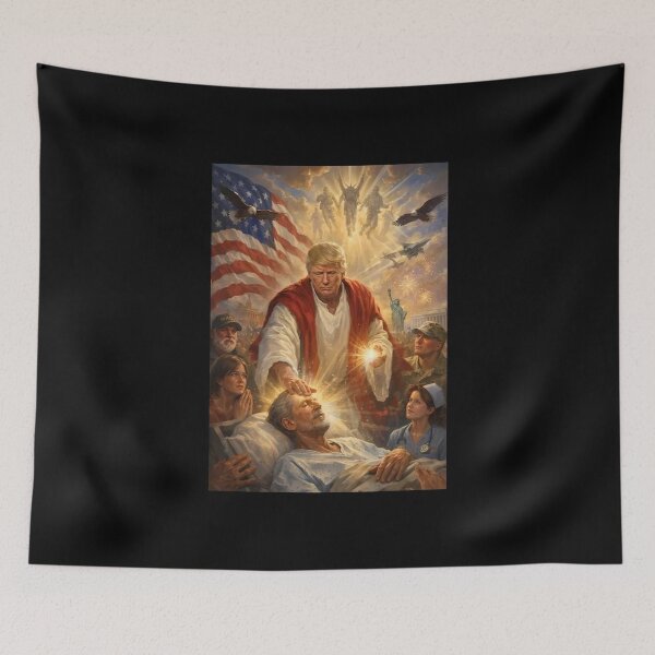 Item preview, Trump Jesus Christ  designed and sold by DexertimaArt.