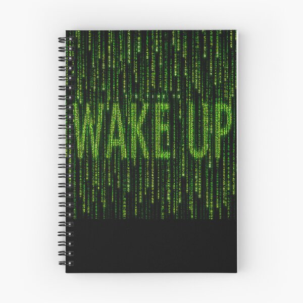 Item preview, Wake Up Matrix Code Rain T-Shirt | Hacker Cyberpunk Digital Rain Design designed and sold by FunkyVista.