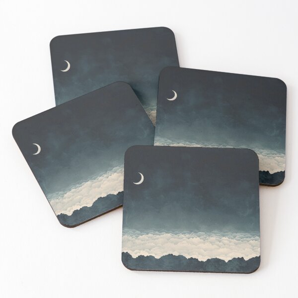 Item preview, Moonlit Sky Above The Clouds designed and sold by GrinGalore.