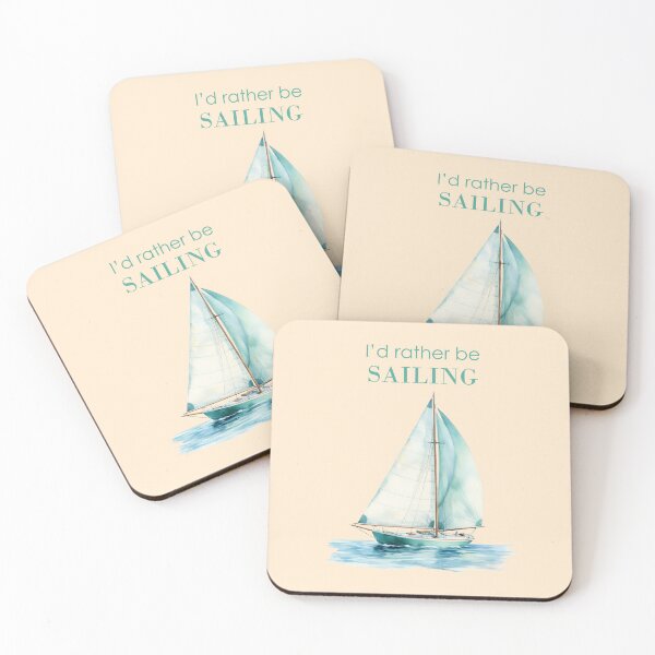 Item preview, I'd Rather Be Sailing designed and sold by JonnaHurmerinta.