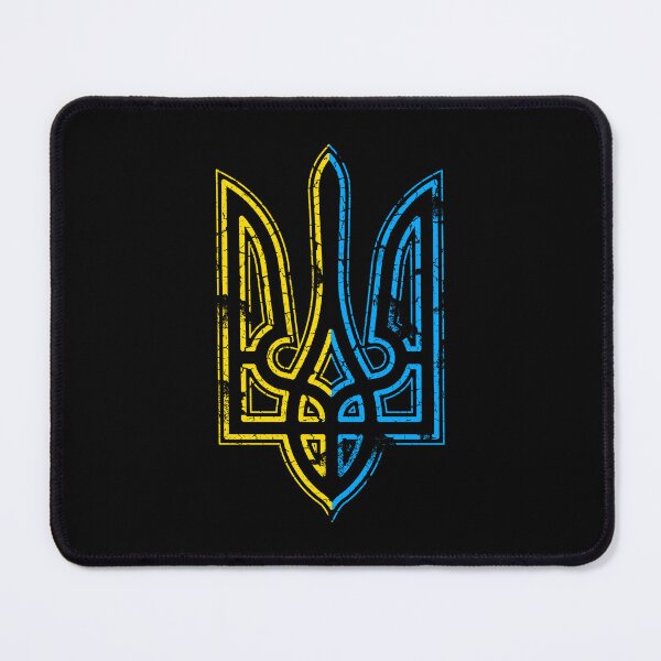 Item preview, Stand with Ukraine Retro Vintafe Flag Trident designed and sold by Artycom.