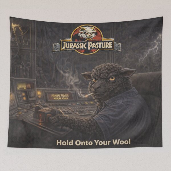 Item preview, Hold Onto Your Wool - Jurassic Pasture Manual Power designed and sold by Thpoar.