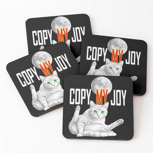 Item preview, Funny Cat Moon Joy Space Parody designed and sold by ChR-oman.