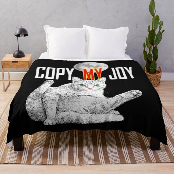 Item preview, Funny Cat Moon Joy Space Parody designed and sold by ChR-oman.