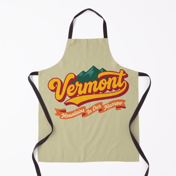 Item preview, Vermont Retro Mountain Script Vintage State Pride Lettering designed and sold by Cozy-Old-Pub.