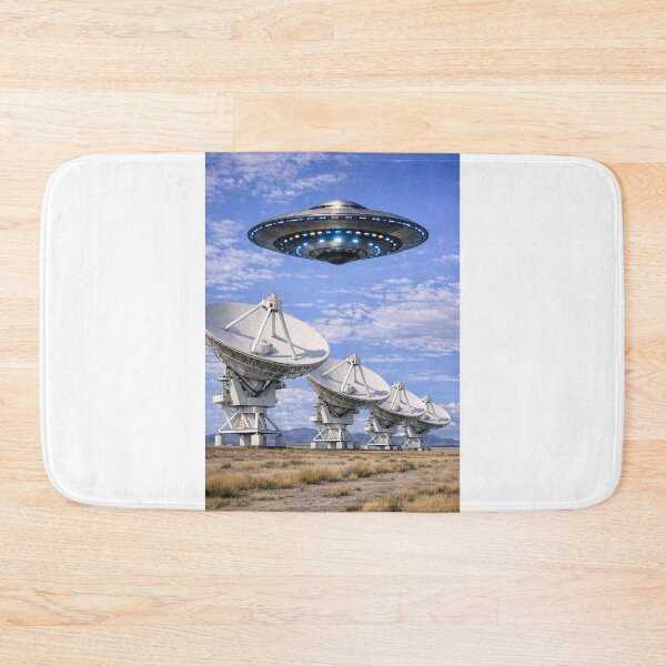 Item preview, UFO Hovering over the Very Large Array in New Mexico designed and sold by Halifaxartguy.