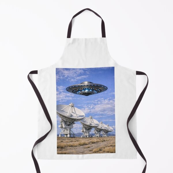 Item preview, UFO Hovering over the Very Large Array in New Mexico designed and sold by Halifaxartguy.