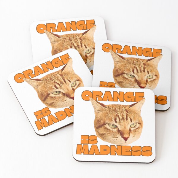 Item preview, ORANGE IS MADNESS. MAD ORANGE CAT.  designed and sold by GAT74.