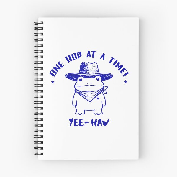 Item preview, One Hop at a Time! Yee Haw – Cowboy Frog Doodle designed and sold by majesty-prints.