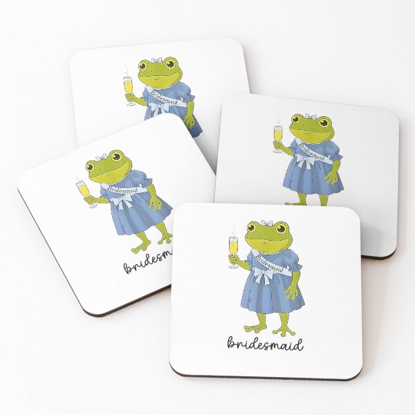 Item preview, Retro Bridesmaid Frog Bachelorette Party Wedding Squad Funny designed and sold by FerminVigo.