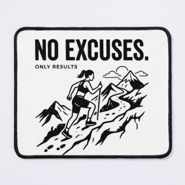 Item preview, Strong Mind, Strong Body: No Excuses designed and sold by AlexLerry.